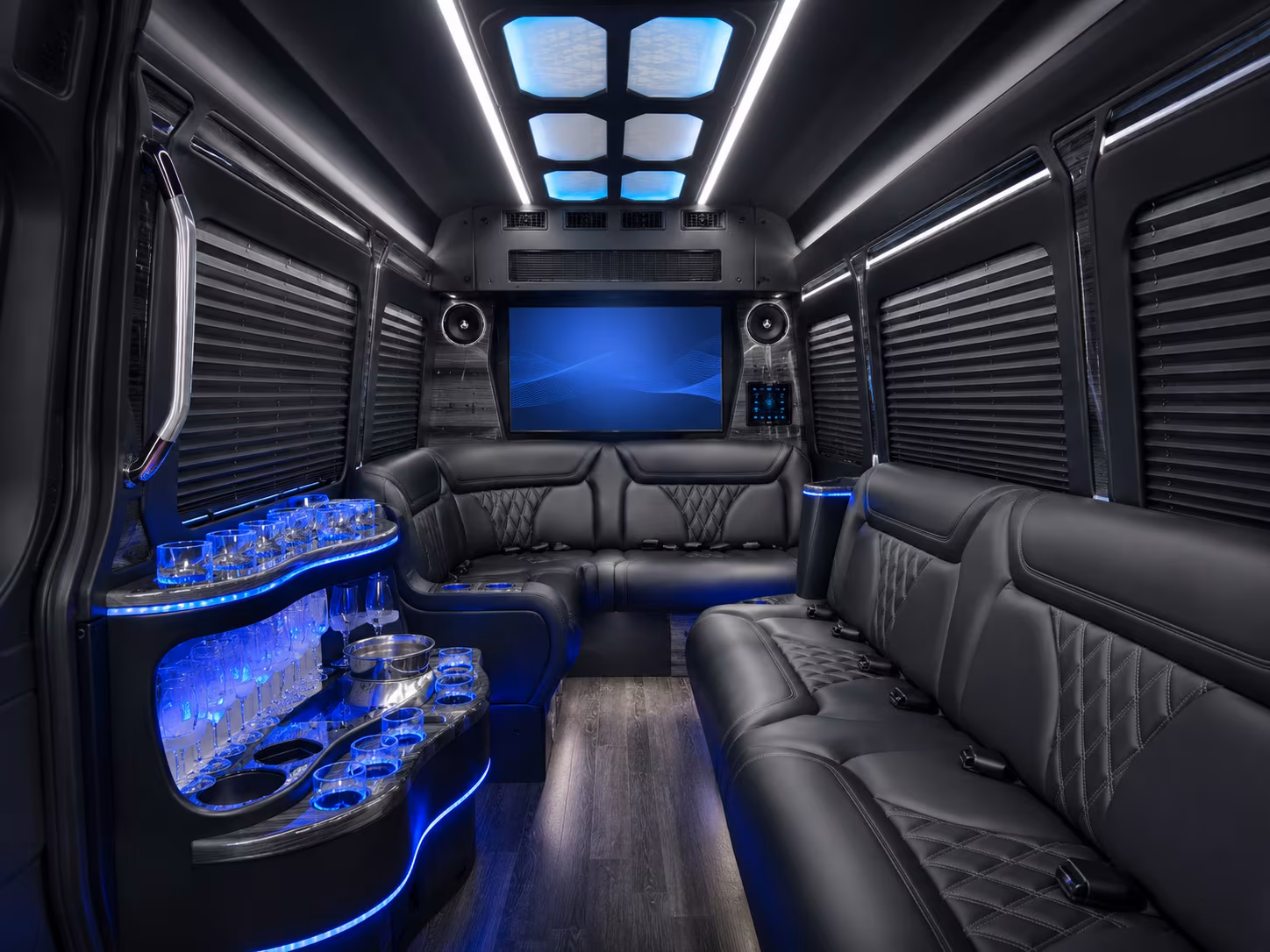 Yonkers Airport Shuttle & Transportation party bus exterior