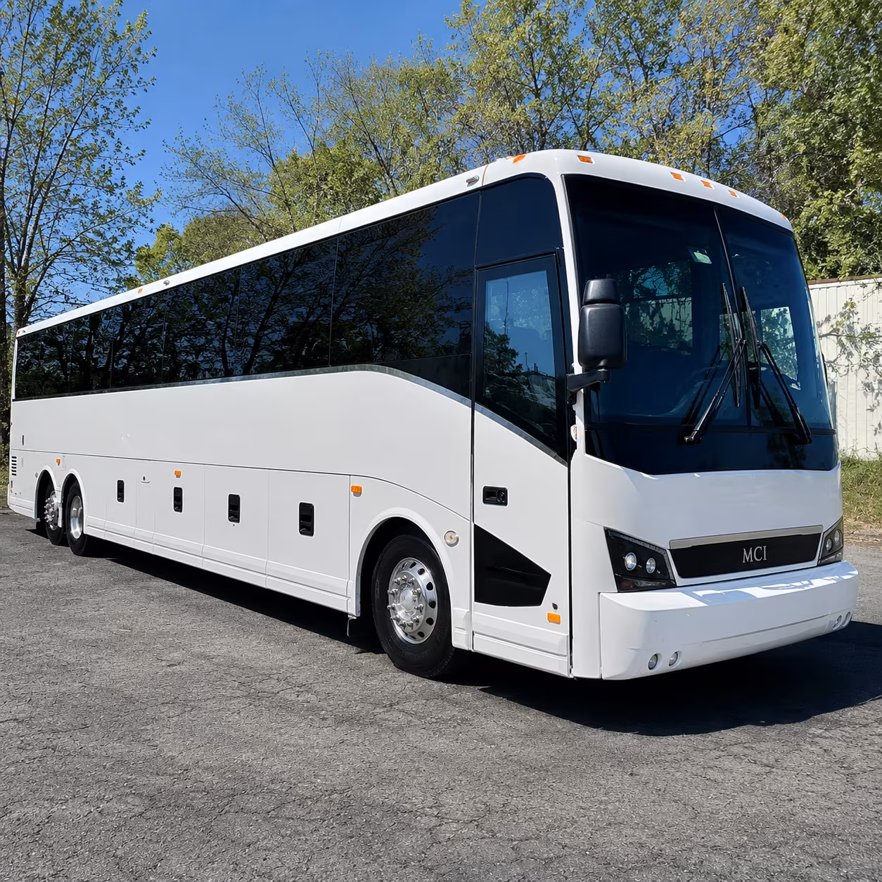 Yonkers Corporate Transportation party bus exterior