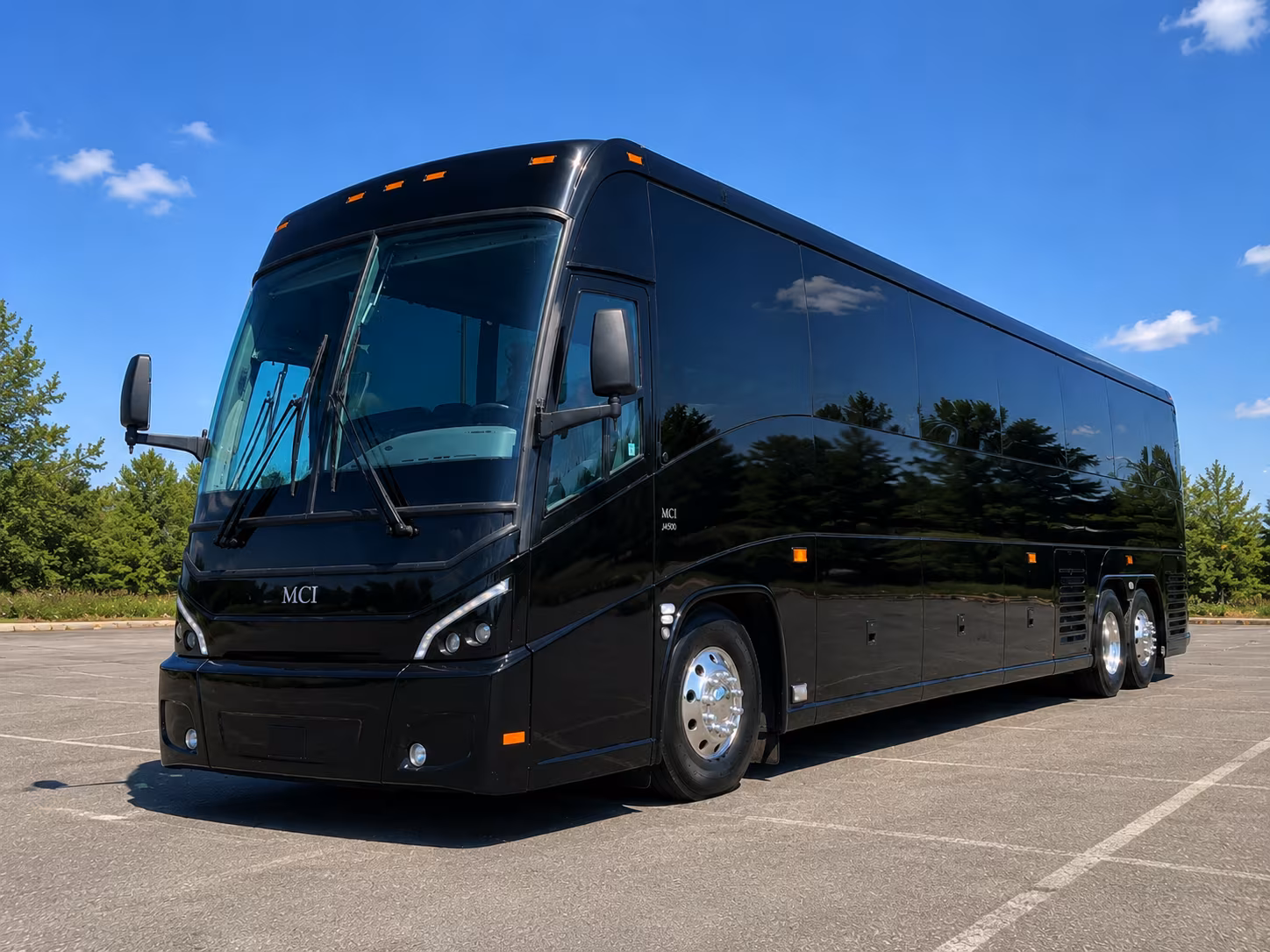Yonkers Corporate Transportation party bus exterior
