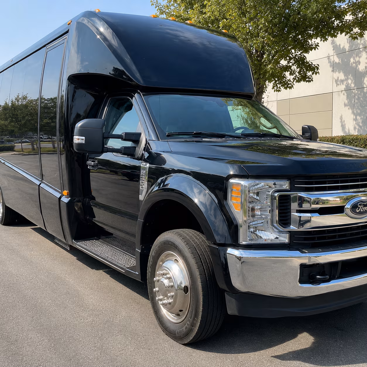 Yonkers Corporate Transportation party bus exterior