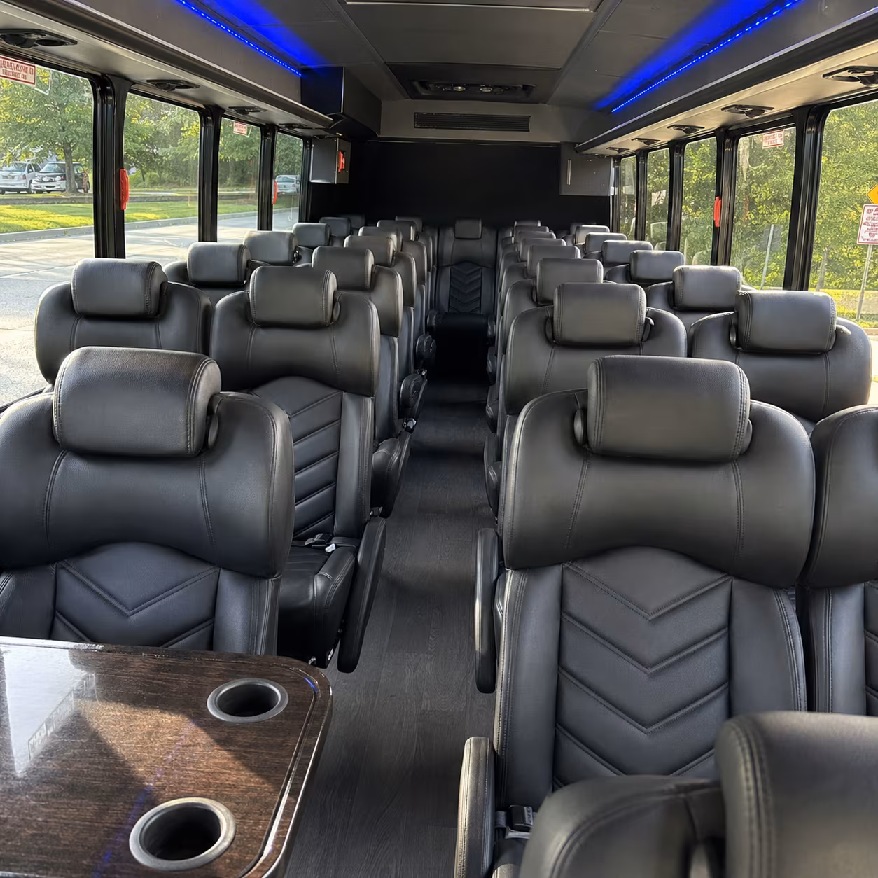 Yonkers Corporate Transportation party bus exterior
