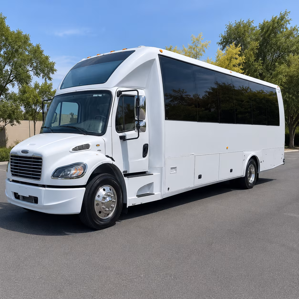 Yonkers Private Event Transportation party bus exterior