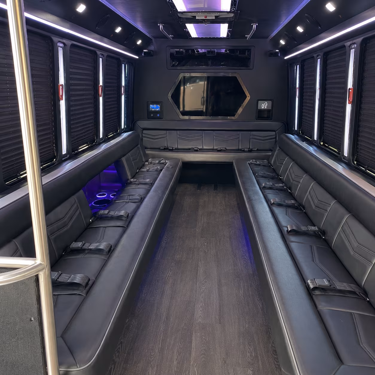 Yonkers Private Event Transportation party bus exterior