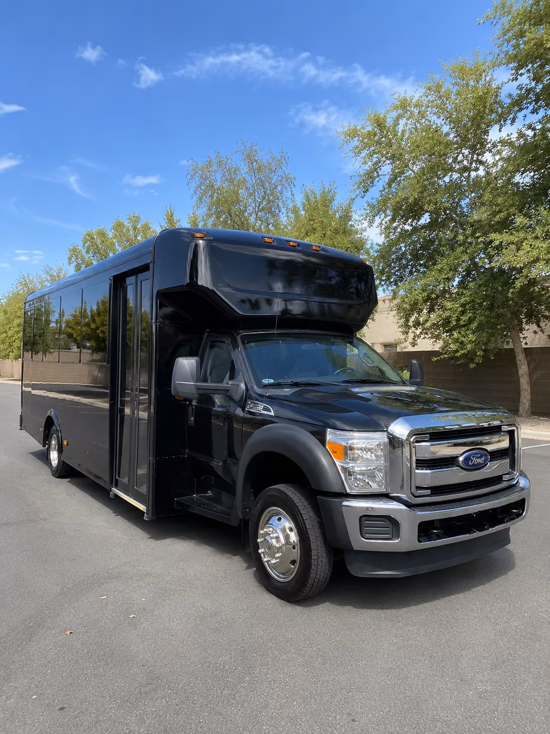 Yonkers Sporting Event Transportation party bus exterior