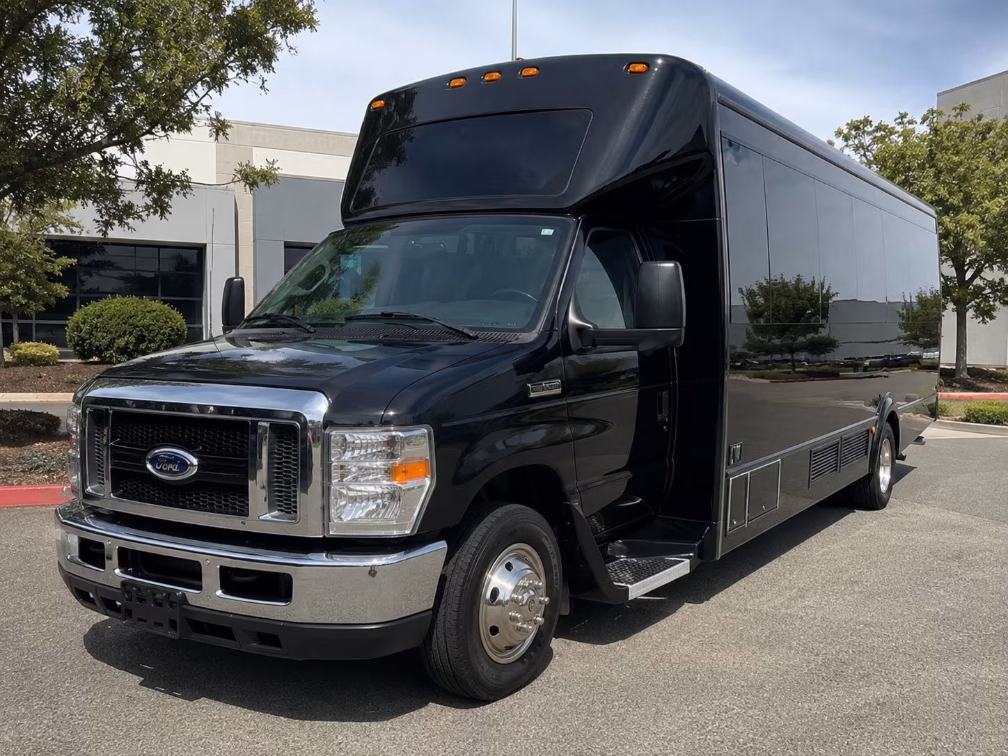 Yonkers Sporting Event Transportation party bus exterior