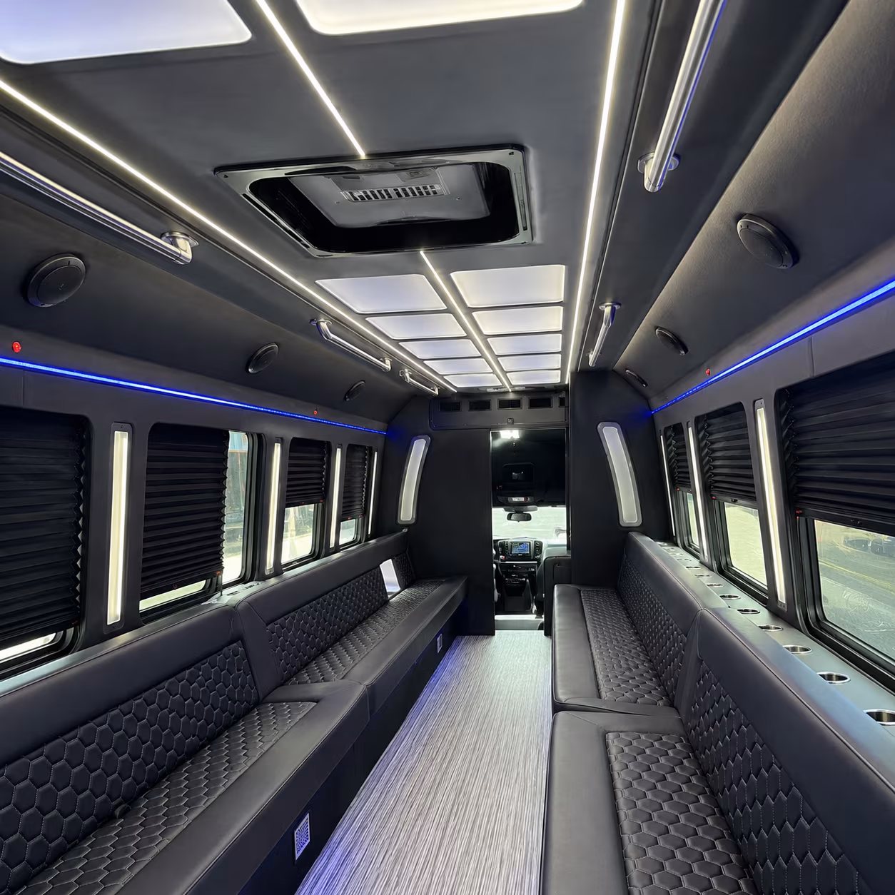 Yonkers Wedding Transportation party bus exterior