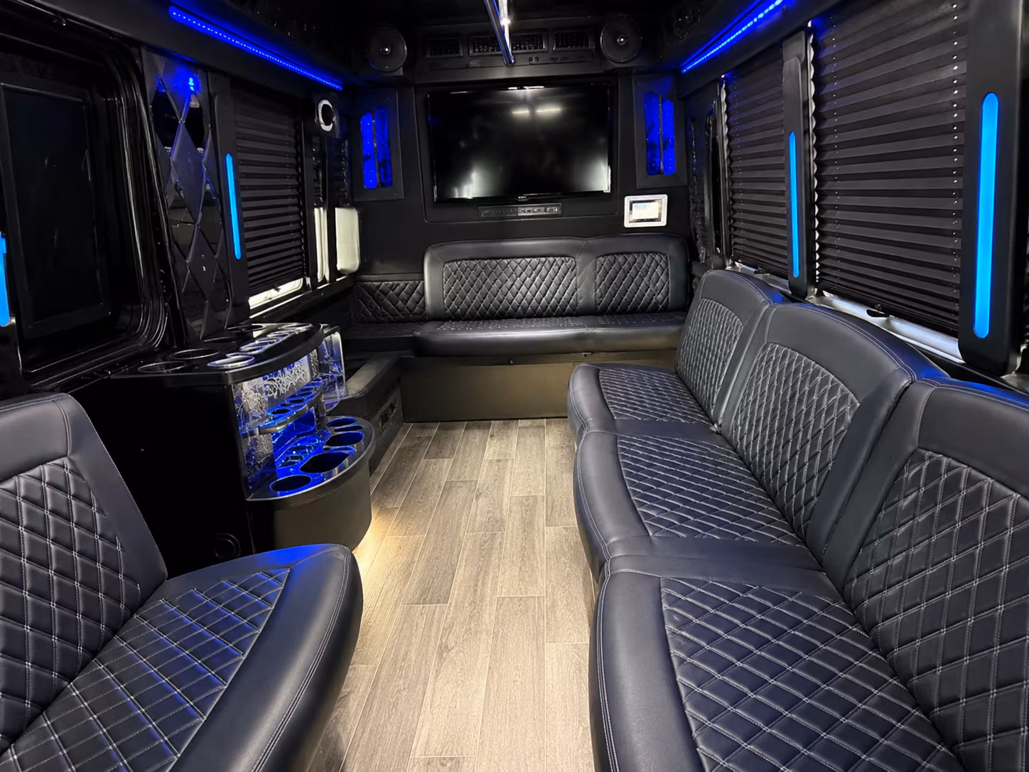 Yonkers Wedding Transportation party bus exterior