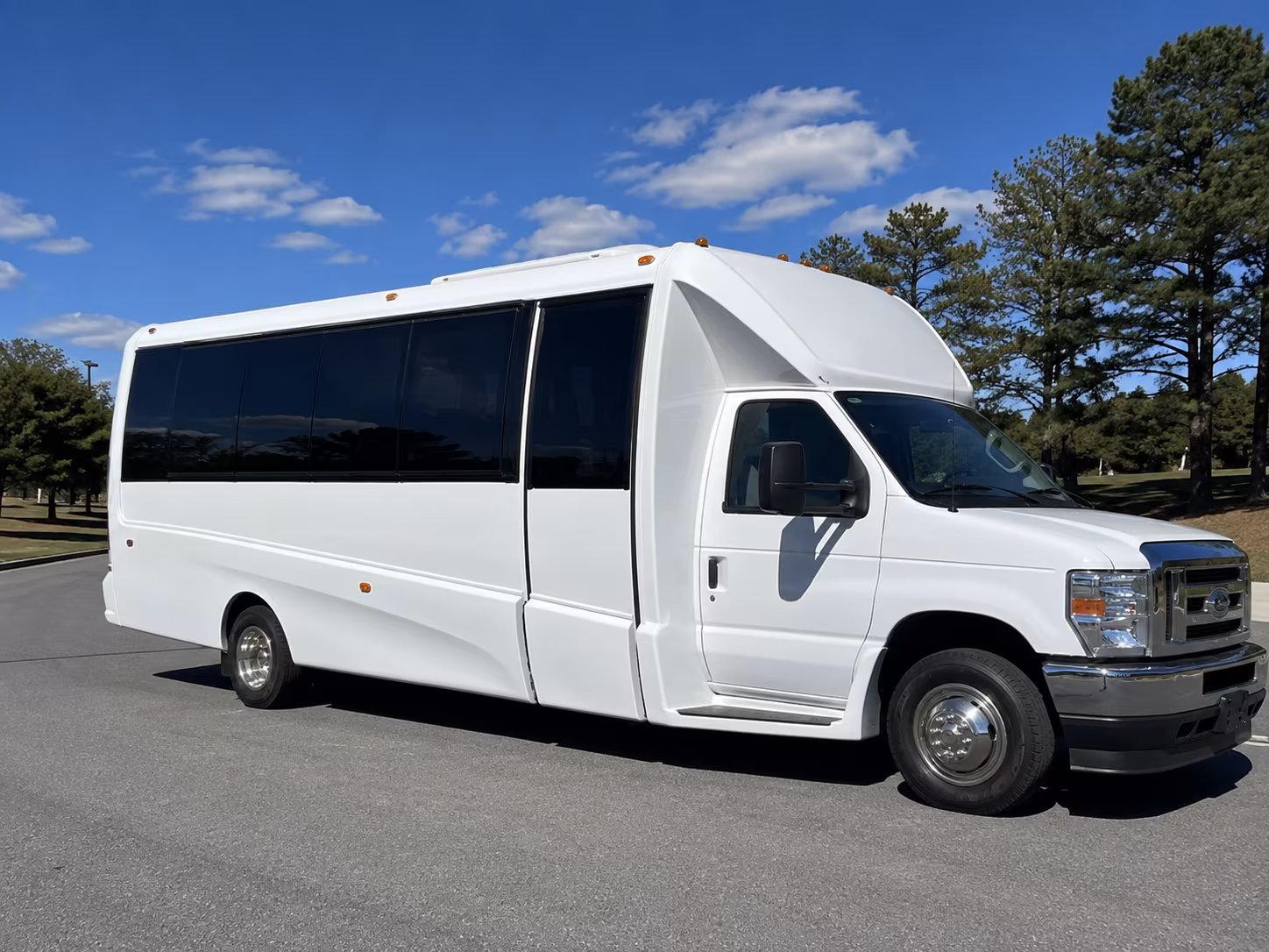 Yonkers Wedding Transportation party bus exterior