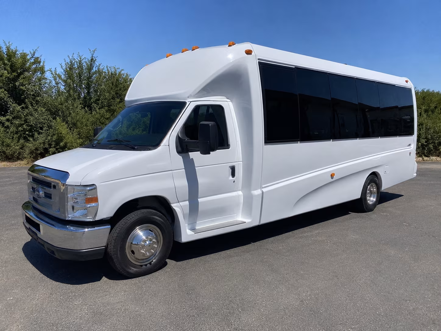 Yonkers Wedding Transportation party bus exterior