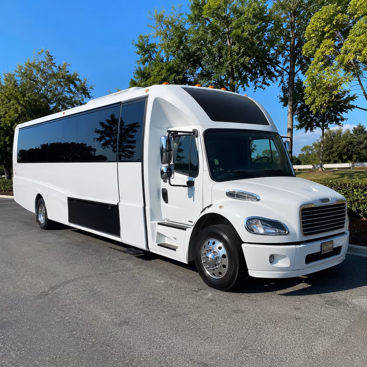 Yonkers Wedding Transportation party bus interior