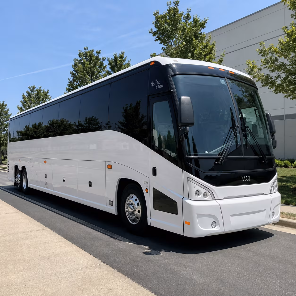 Yonkers yonkers airport transportation party bus exterior