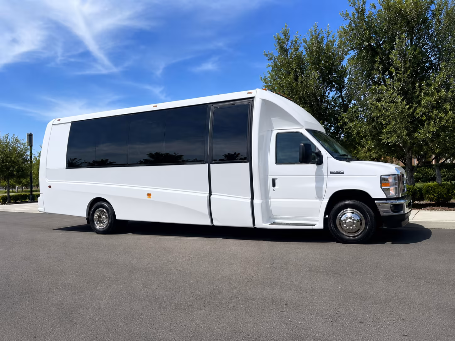 Yonkers yonkers airport transportation party bus exterior