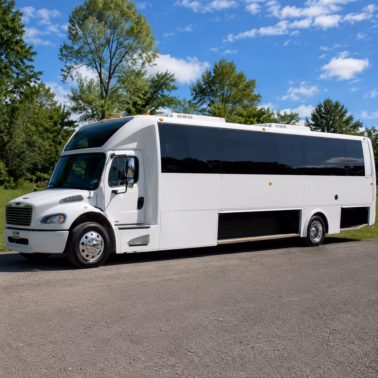 Yonkers yonkers private event party bus rental party bus exterior