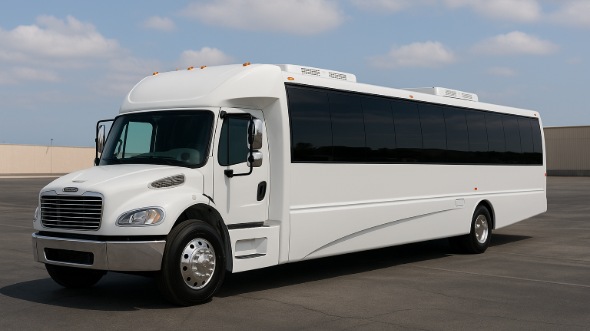 Exterior of Yonkers Party Bus Company's 25 Passenger Party Bus in Union City