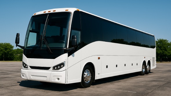 Exterior of Yonkers Party Bus Company's 40 Passenger Party Bus in New Rochelle