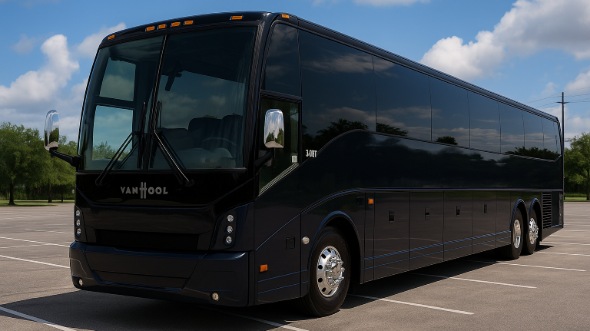 Exterior of Yonkers Party Bus Company's 50 Passenger Party Bus in New York