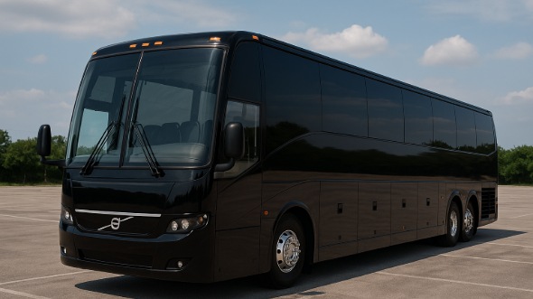 Exterior of Yonkers Party Bus Company's 55 Passenger Charter Bus in Yonkers
